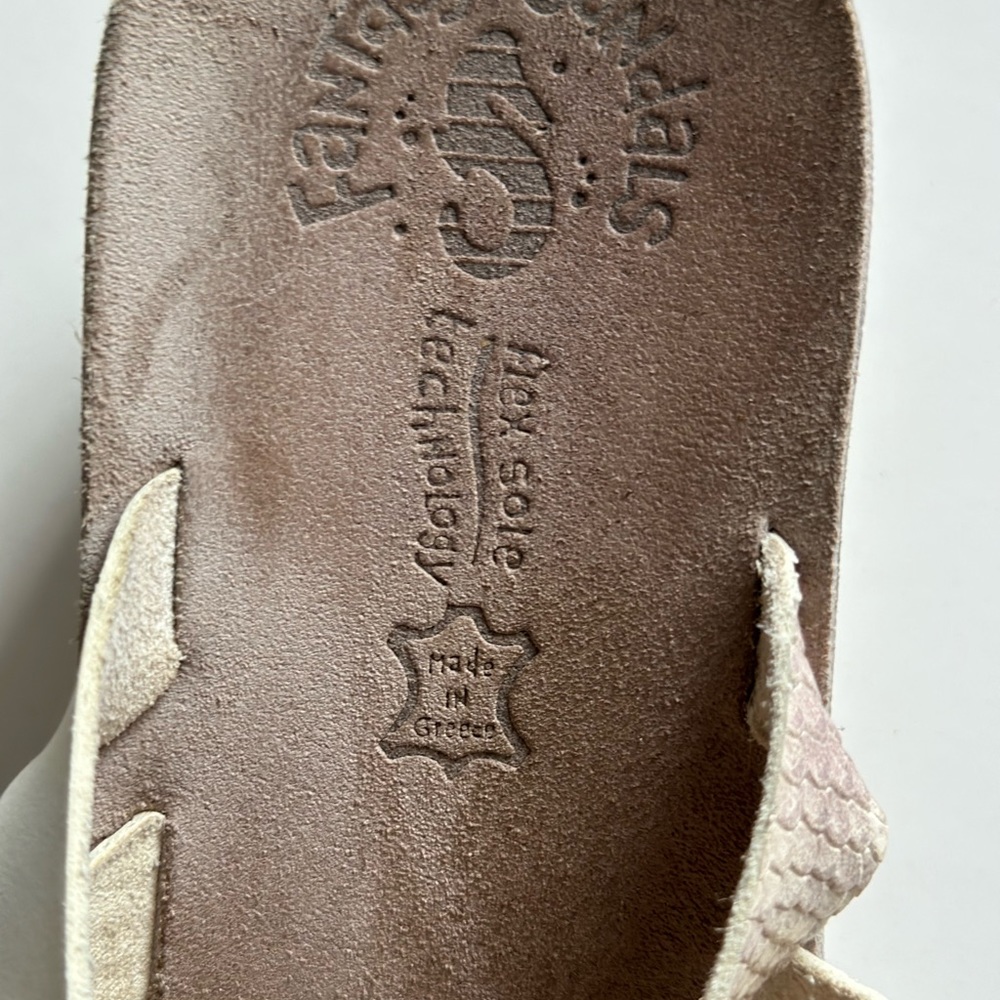 Fantasy Sandals Fantasy Sandals Wedge Made inGreece size 41 - Picture 8 of 10